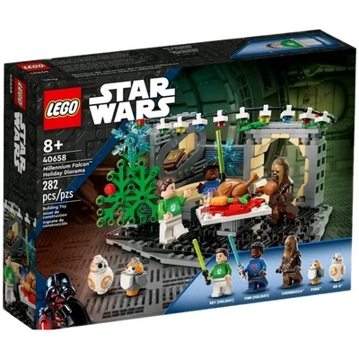 LEGO 40658 Star Wars Halcón Milenario Holiday Diorama GRAN REGALO DE NAVIDAD Nuevo Foto 1 de 3