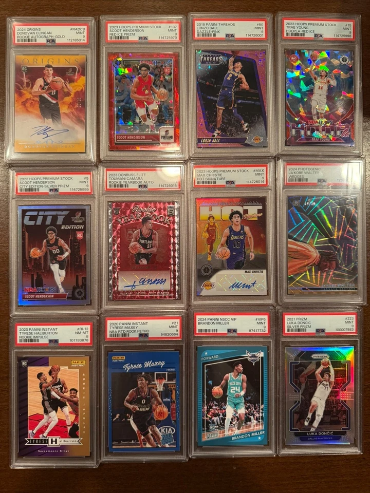 HUGE Basketball Sports Card Lot (Castle, Tyrese, Luka, Max, Auto, #, RC, Patch) - Image 1 of 4