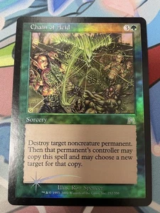 MTG Strong Acid Chain ONS Foil Green Sorcery Used - Picture 1 of 6