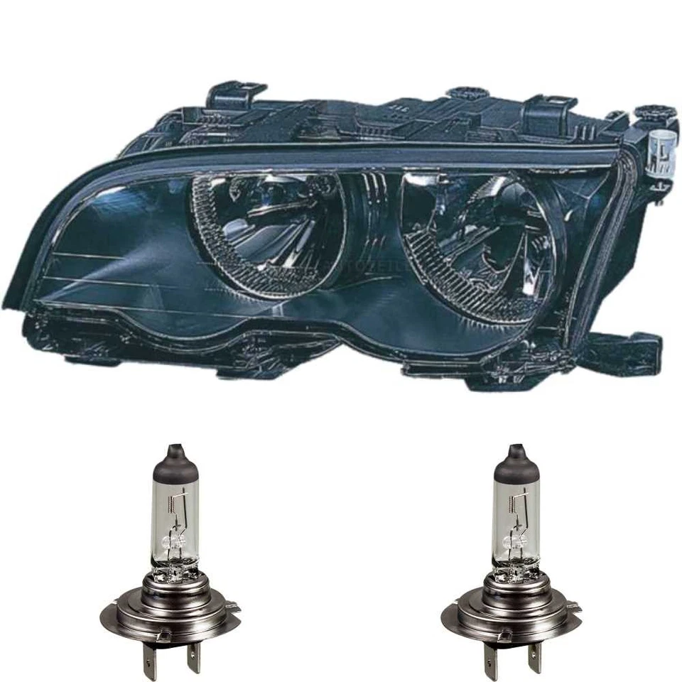 Faro Derecho para BMW 3 Coupé E46 04.99- H7/H7 con Motor Incl. de Philips - Imagen 1 de 1