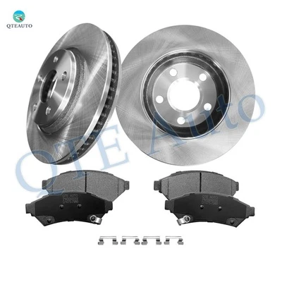 6 Front 296.95mm Brake Disc Rotors-Ceramic Brake Pad Kit To 2005 Pontiac Montana - Image 1 of 4