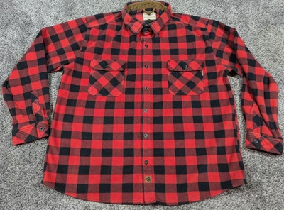 Legendary Whitetails Shirt Mens 2XL Red Black Buffalo Plaid Flannel Outdoors - Image 1 of 4
