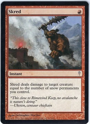 Skred Coldsnap Common – MTG Magic the Gathering Card - Image 1 of 2