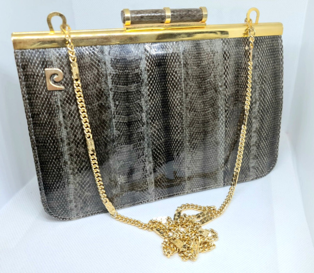 Nude Snakeskin Bag 