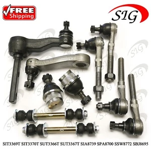 For 1997 - 2002 Ford Expedition 4WD Front Ball Joint Tie Rod Sway Bar 10PC Kit - Bild 1 von 8
