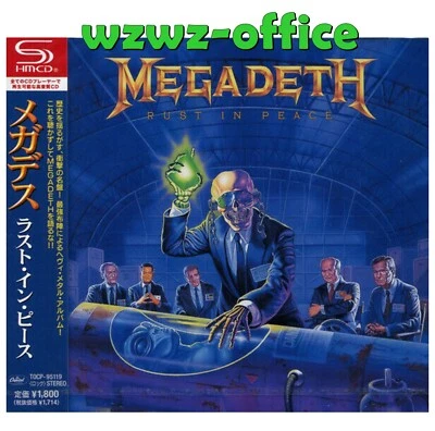 Megadeth SEALED NEW CD(SHM-CD) "Rust In Peace" 4 Bonus Tracks Japan OBI E - Image 1 of 3