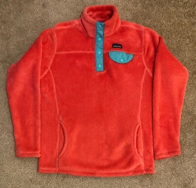 Pullover Patagonia para niñas Re-Tool Snap-T naranja talla L12 STY65585 Foto 1 de 4