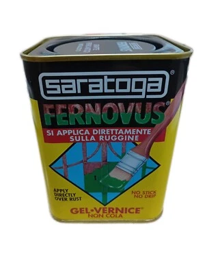 FERNOVUS GEL VERNICE SARATOGA PITTURA ANTIRUGGINE SMALTO VARI COLORI ML 750 - Immagine 1 di 4