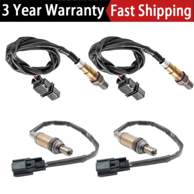 4PCS Oxygen Sensor Upper+Lower For 2012-2015 2016  Ford F-250 Super Duty 6.2L V8 - Image 1 of 4
