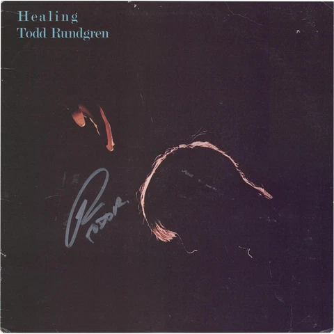 Todd Rundgren Autographed Healing Album JSA Fanatics Authentic Certified Cover