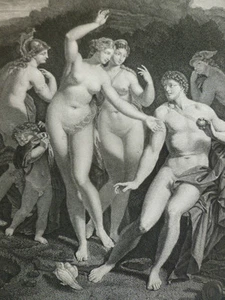 ADRIEN VAN DER WERF / LE JUGEMENT DE PARIS 1862 - Imagen 1 de 2