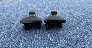 FIT AUDI X2 BLACK SUN VISOR CLIP HOLDER HOOK Metal/Plastic - Picture 1 of 13