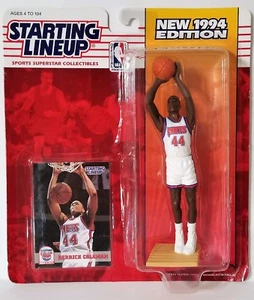 1994 Starting Lineup Derrick Coleman New Jersey Nets SLU Kenner Sports Figure - Picture 1 of 4