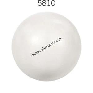 Crystal Round Pearl Bead With Full Drilled Hole Beading DIY Bracelet Jewelry 1Pc - Picture 1 of 39