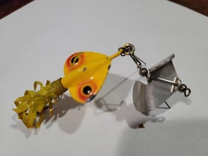 Vintage früher Arbogast Hawaii Sputter Fuss Spinner Spoon Angelköder - Bild 1 von 5