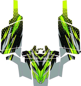 Wrap Graphics Kits VINYL DECALS Grapfix sticker 2007-2010 Polaris RZR 800 - Picture 1 of 3