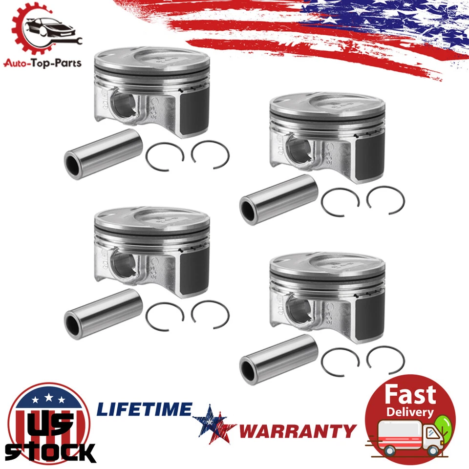 Kit de pistón y anillo para Hyundai Sonata 2011-2013 2,0 L G4KH (tamaño estándar) EE. UU. Foto 1 de 4