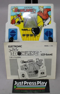 Tiger Electronics Bowling Handheld LCD Game w/ Manual - Working! - Image 1 of 4