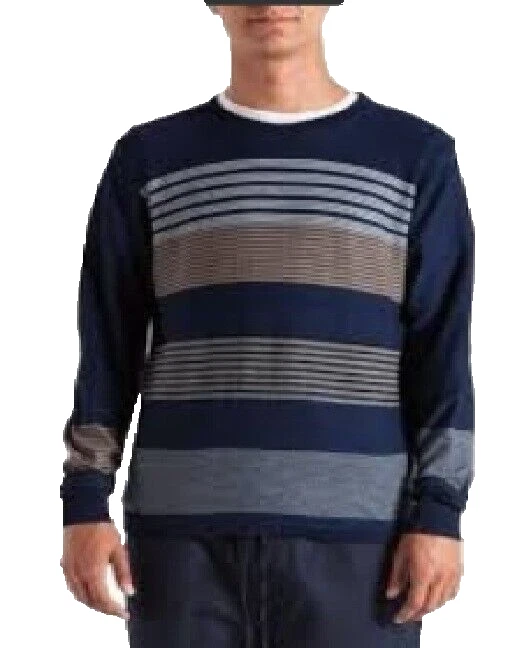 Deus ex Machina - Indigo Stripe Crew, Large - Image 1 of 1