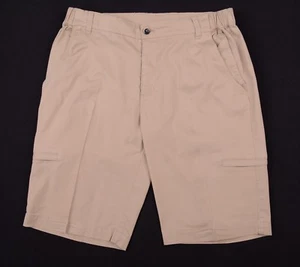 Beretta Kahki Tan Twill Cotton Stretch Blend Multi Pocket Fatigue Shorts XL / 40 - Picture 1 of 7