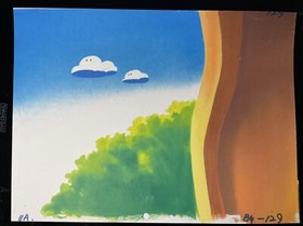 Super Mario Brothers Animation Cel Background Art Nintendo NES Video Games Bros