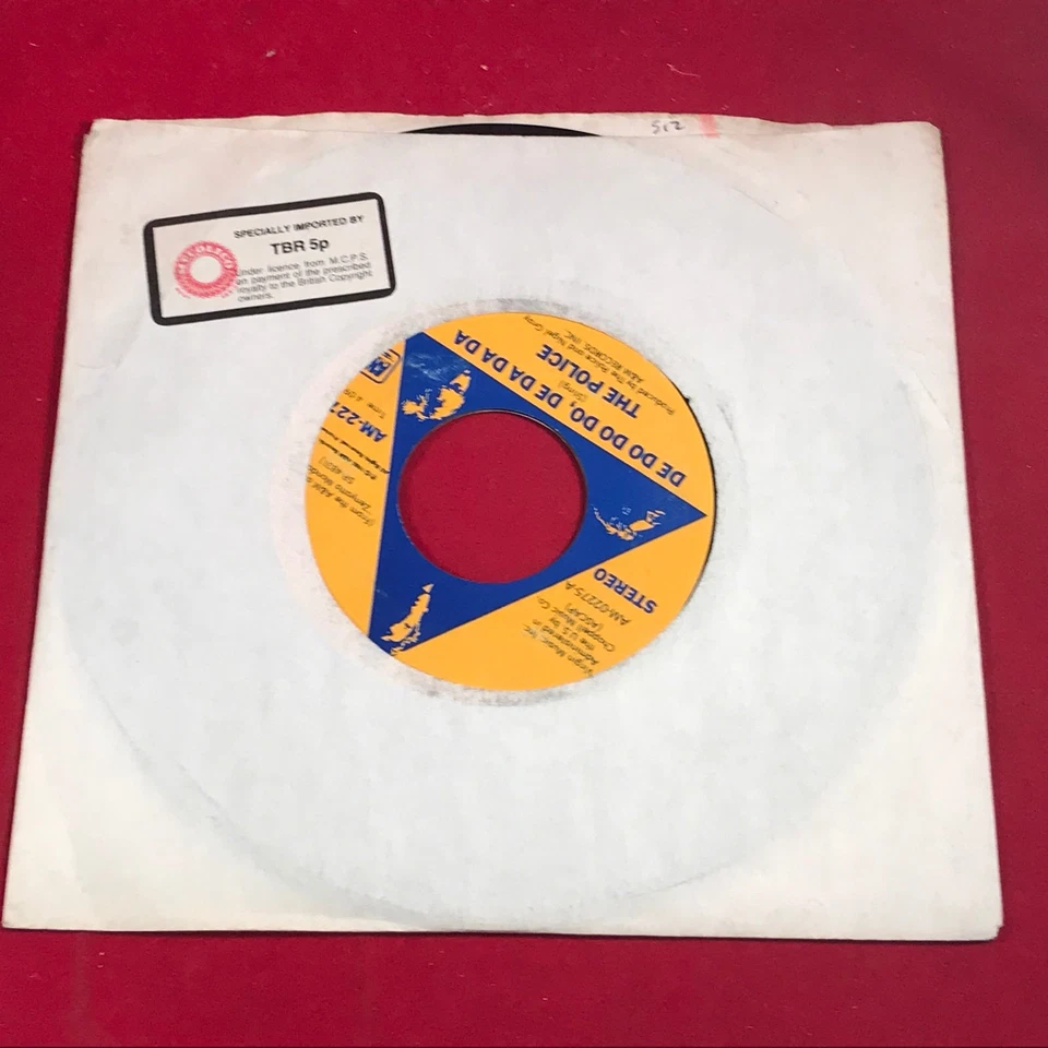 THE POLICE De Do Do Do, De Da Da Da 1980 USA 7" Vinyl Single 45 record Sting  D - Image 1 of 1