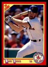1990 Score #245 Wade Boggs Boston Red Sox