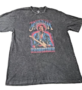 Jimmy Hendrix T shirt Top Grey Large Stonewash Authentic Hendricks Preloved VGC - Picture 1 of 16