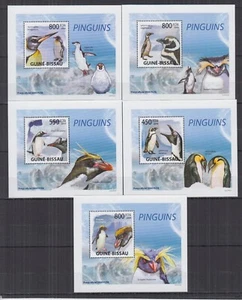 ST488Pd. Guinea Bissau - postfrisch - Marine Life - Pinguine - 2009 - Deluxe - Bild 1 von 1
