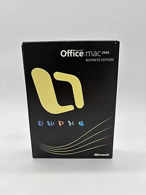 Microsoft Office MAC 2008 Business Edition Retail box -Sealed Inner - Image 1 of 3