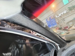 RPG Carbon Interior A Pillar Trim for 03-08 Mitsubishi Evolution Evo 7 8 9 CT9A - Picture 1 of 19