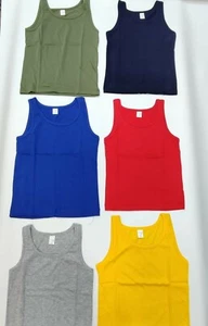 CANOTTA BIMBO COLORATA 2/10 ANNI - Picture 1 of 25