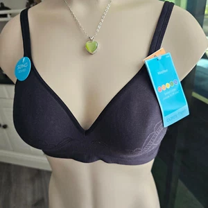 Barely There 4546 Wirefree Ultimate Perfect Coverage Seamless Bra Black $37 L - Picture 1 of 7