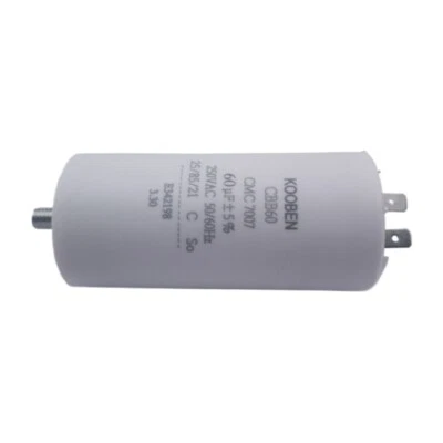 1pc CBB60 60UF 250VAC Start Capacitor Replacement for EMGLO AM99HC4V - Image 1 of 3