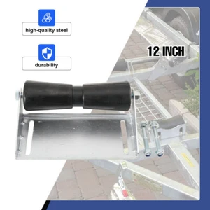 12" Keel Roller Assembly Kit w/Brackets for Boat Trailer Rollers Keel Roller Kit - Picture 1 of 12