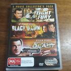 Flight of Fury Black Dawn Belly of the Beast DVD Collector&#39;s Pack R4 FREE POST