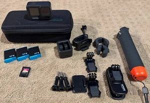 GoPro Hero 9 Bundle, 3 Batteries, Multiple Accessories, Carry Case and SD Card - Picture 1 of 8