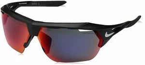 Nike Hyperforce M Matte Black Infrared Red/Grey Sunglasses Authentic New UV - Picture 1 of 5