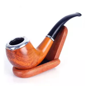 Bent Style Retro Rauchen Zigarre Zigarettenpfeife Resin Holzimitat Tabakpfeifen - Bild 1 von 10