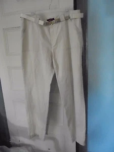 BIANCA Jeans Pants 18 US NEW Beige 33"L Linen & Cotton  - Picture 1 of 10