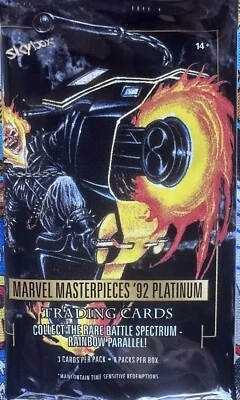 (1) 2024 Marvel Masterpieces ‘92 Platinum Sealed Pack - Image 1 of 2