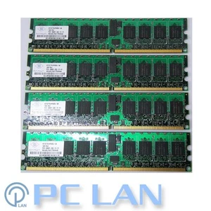 Nanya 4GB Kit (4 x 1GB) 1GB PC2-3200R Reg ECC Server RAM - Picture 1 of 1