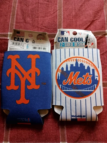 New York Mets 12oz Two Sided Bottle Cooler Koozie  MLB Cover