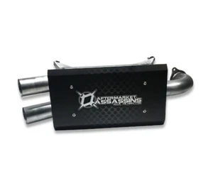 Escape sin cordones de acero inoxidable Assassins para 2016-21 RZR XP Turbo - Imagen 1 de 3