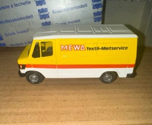 OFFERTA Conrad 1:50 Mercedes Benz MB 207/208/308 modellino pressofuso furgone 3064 NOS MEWA - Foto 1 di 6