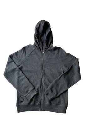 Sudadera con Capucha Prada Linea Rossa Para Hombre Pequeña Gris Cremallera Nylon Capucha Diseñador Y2K Foto 1 de 4