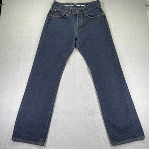 Paul Smith Red Ear Jeans Herren 32 Straight Selvedge Button Fly Dark Wash Denim - Bild 1 von 19