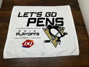 Pittsburgh Penguins Rally Toalla Let's Go Plumas 2010 Playoffs Dairy Queen SGA - Imagen 1 de 3