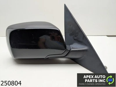 Espelho de porta preto lateral direito do passageiro BMW X3 3.0L fabricante de equipamento original 2007-2010 - Imagem 1 de 4