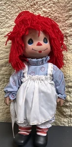 Bambola vintage Precious Moments Raggedy Ann con etichetta da appendere baby doll - Foto 1 di 4